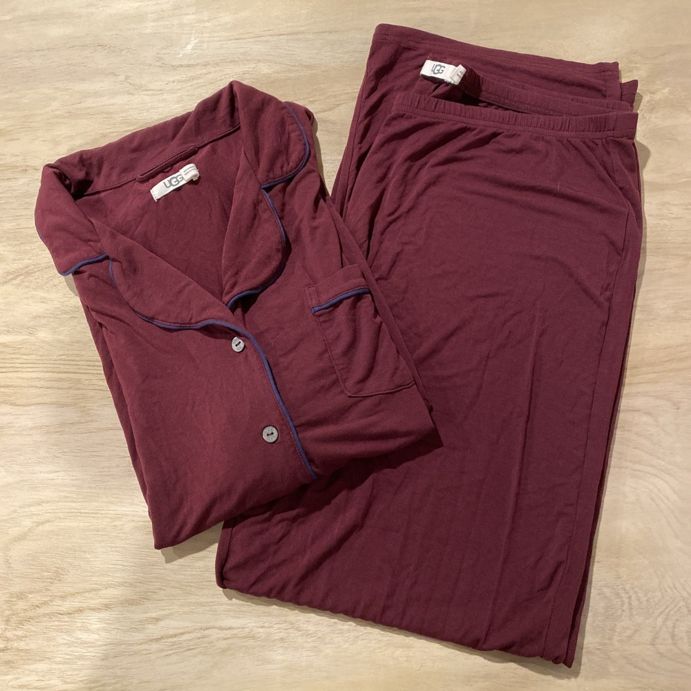 Mud Australia Burgundy Pajama Set